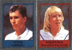 1986 Panini Supersport Stickers #111 Ivan Lendl / Martina Navratilova Front
