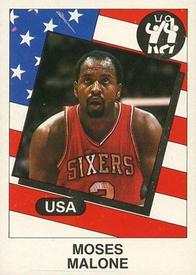 1986 Panini Supersport Stickers #132 Moses Malone Front