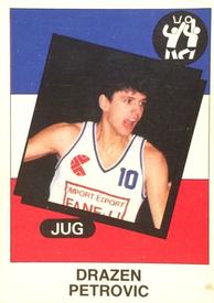 1986 Panini Supersport Stickers #139 Drazen Petrovic Front
