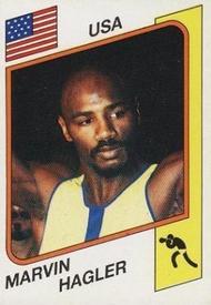 1986 Panini Supersport Stickers #144 Marvin Hagler Front