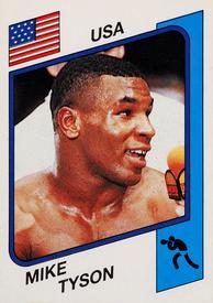 1986 Panini Supersport Stickers #153 Mike Tyson Front
