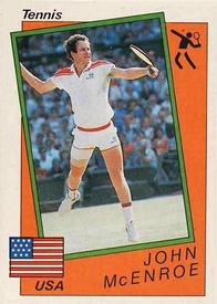 1986 Panini Supersport Stickers #180 John McEnroe Front