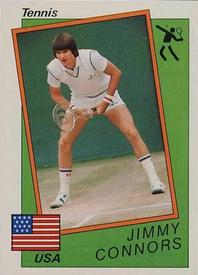 1986 Panini Supersport Stickers #184 Jimmy Connors Front