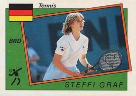 1986 Panini Supersport Stickers #198 Steffi Graf Front