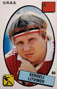 1988 Panini Supersport Stickers #90 Sergeij Litvinov Front