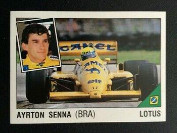 1987-88 Panini Supersport Stickers #31 Ayrton Senna Front