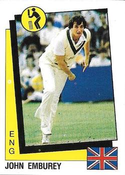 1987-88 Panini Supersport Stickers #166 John Emburey Front