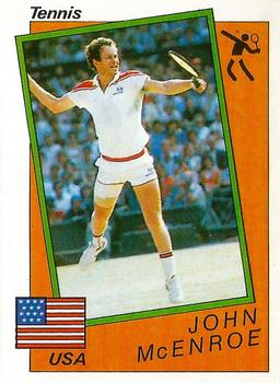 1987-88 Panini Supersport Stickers #180 John McEnroe Front