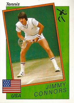 1987-88 Panini Supersport Stickers #184 Jimmy Connors Front