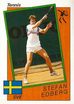 1987-88 Panini Supersport Stickers #185 Stefan Edberg Front