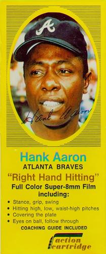1970 Action Cartridges #10-11-07 Hank Aaron Front