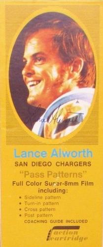 1970 Action Cartridges #10-13-04 Lance Alworth Front