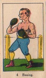 1920 Sports Drawings (W542) #4 Boxing Front