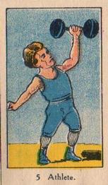 1920 Sports Drawings (W542) #5 Athlete Front