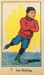 1920 Sports Drawings (W542) #7 Ice Skating Front