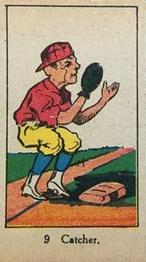 1920 Sports Drawings (W542) #9 Catcher Front