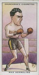 1931 Churchman's Sporting Celebrities #14 Max Schmeling Front