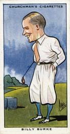 1931 Churchman's Sporting Celebrities #31 Billy Burke Front