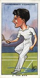 1931 Churchman's Sporting Celebrities #48 John Van Ryn Front