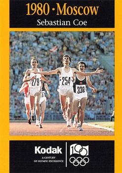 1995 Kodak A Century of Olympic Excellence #NNO Sebastian Coe Front