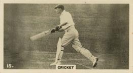 1927 Lambert & Butler The World of Sport #15 W. R. Hammond Front