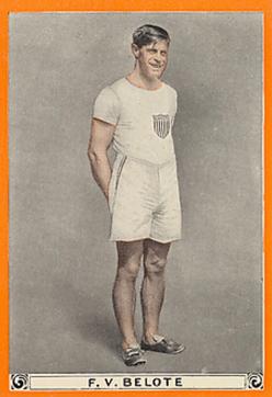 1913 Pan Handle Scrap World's Champion Athletes (T230) #NNO F.V. Belote Front