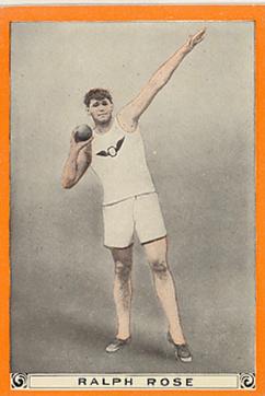 1913 Pan Handle Scrap World's Champion Athletes (T230) #NNO Ralph Rose Front