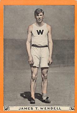 1913 Pan Handle Scrap World's Champion Athletes (T230) #NNO James T. Wendell Front