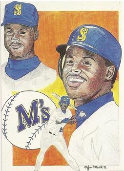 1993 Sports Art Images Promos (unlicensed) #5 Ken Griffey Jr. Front