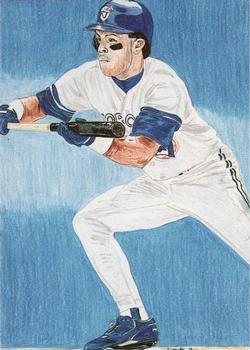 1993 Sports Art Images Promos (unlicensed) #8 Roberto Alomar Front