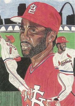 1993 Sports Art Images Promos (unlicensed) #13 Ozzie Smith Front