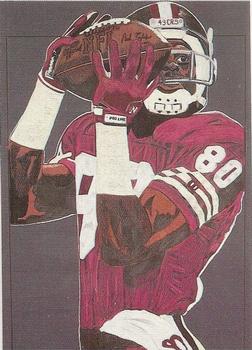 1993 Sports Art Images Promos (unlicensed) #29 Jerry Rice Front