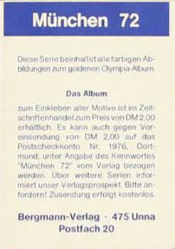 1972 Bergmann-Verlag Munchen '72 #328 Uli Hoeness Back