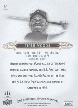 2018 Upper Deck Goodwin Champions #20 Tiger Woods Back