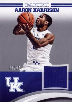 2016 Panini Kentucky Wildcats - Memorabilia Silver #AH-UK Aaron Harrison Front