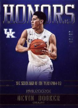 2016 Panini Kentucky Wildcats - Honors Gold #DB-UK Devin Booker Front