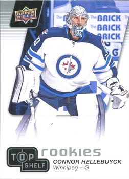 2016 Upper Deck National Convention - Top Shelf Rookies #TS-7 Connor Hellebuyck Front