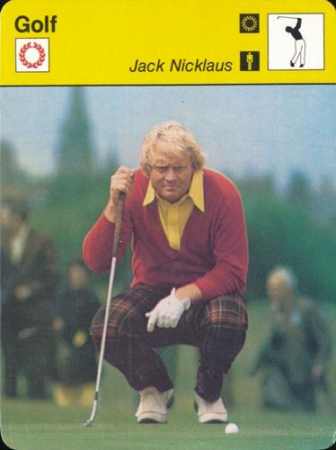 1977 Sportscaster Series 2 Finnish #02-38 Jack Nicklaus Front
