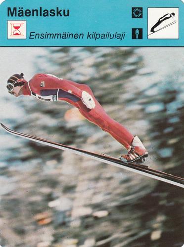 1977 Sportscaster Series 3 Finnish #03-66 Ensimmäinen kilpailulaji Front