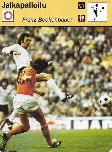 1977 Sportscaster Series 6 Finnish #06-133 Franz Beckenbauer Front