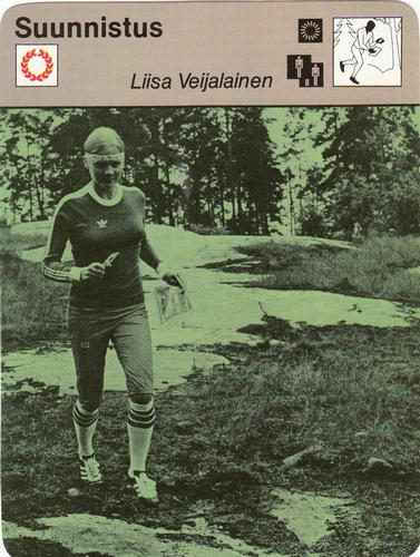 1977 Sportscaster Series 7 Finnish #07-158 Liisa Veijalainen Front