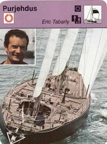 1977 Sportscaster Series 7 Finnish #07-160 Eric Tabarly Front