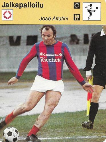 1977 Sportscaster Series 7 Finnish #07-165 José Altafini Front