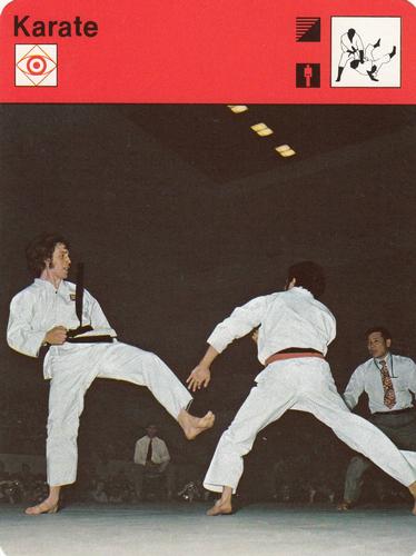 1977 Sportscaster Series 5 Finnish #05-102 Karate Front