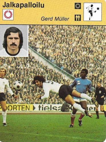 1977 Sportscaster Series 5 Finnish #05-110 Gerd Müller Front