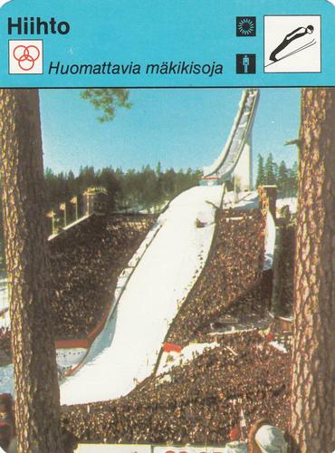 1977 Sportscaster Series 9 Finnish #09-195 Huomattavia mäkikisoja Front