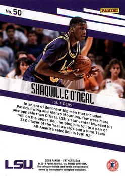 2018 Panini Father's Day #50 Shaquille O'Neal Back