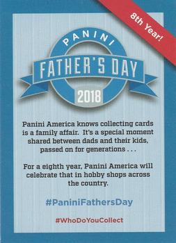 2018 Panini Father's Day #NNO 2018 Father's Day Ecard Code Front