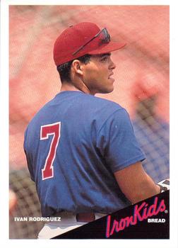 1997 IronKids Bread #NNO Ivan Rodriguez Front