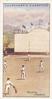 1929 Churchman's Sports & Games in Many Lands #7 Pelota, France Front